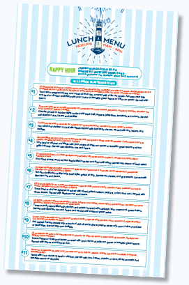 El Barquito Seafood & Tex-Mex Bar Menu